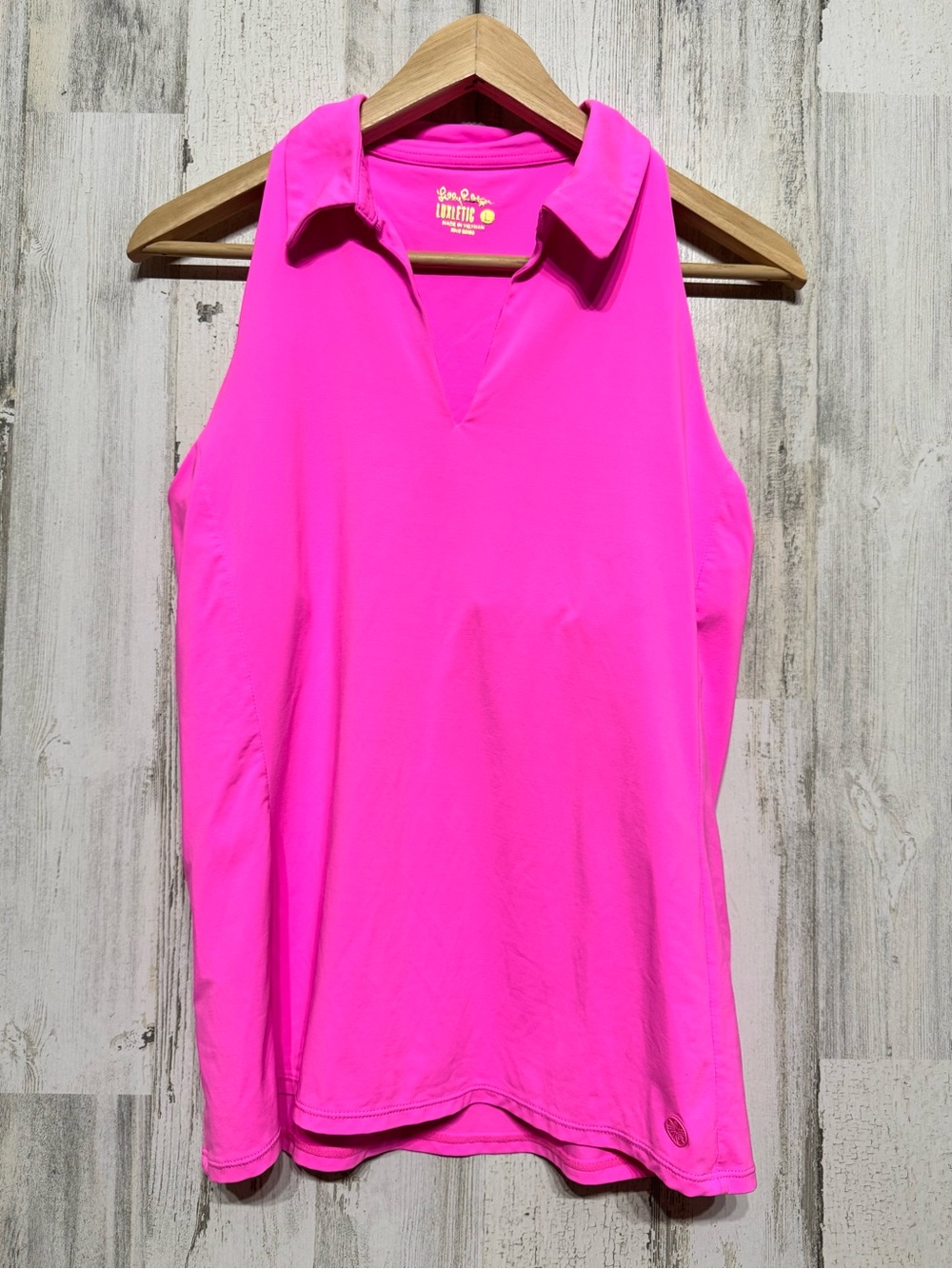 Lilly Pulitzer Luxletic Pink Athletic Top Size L